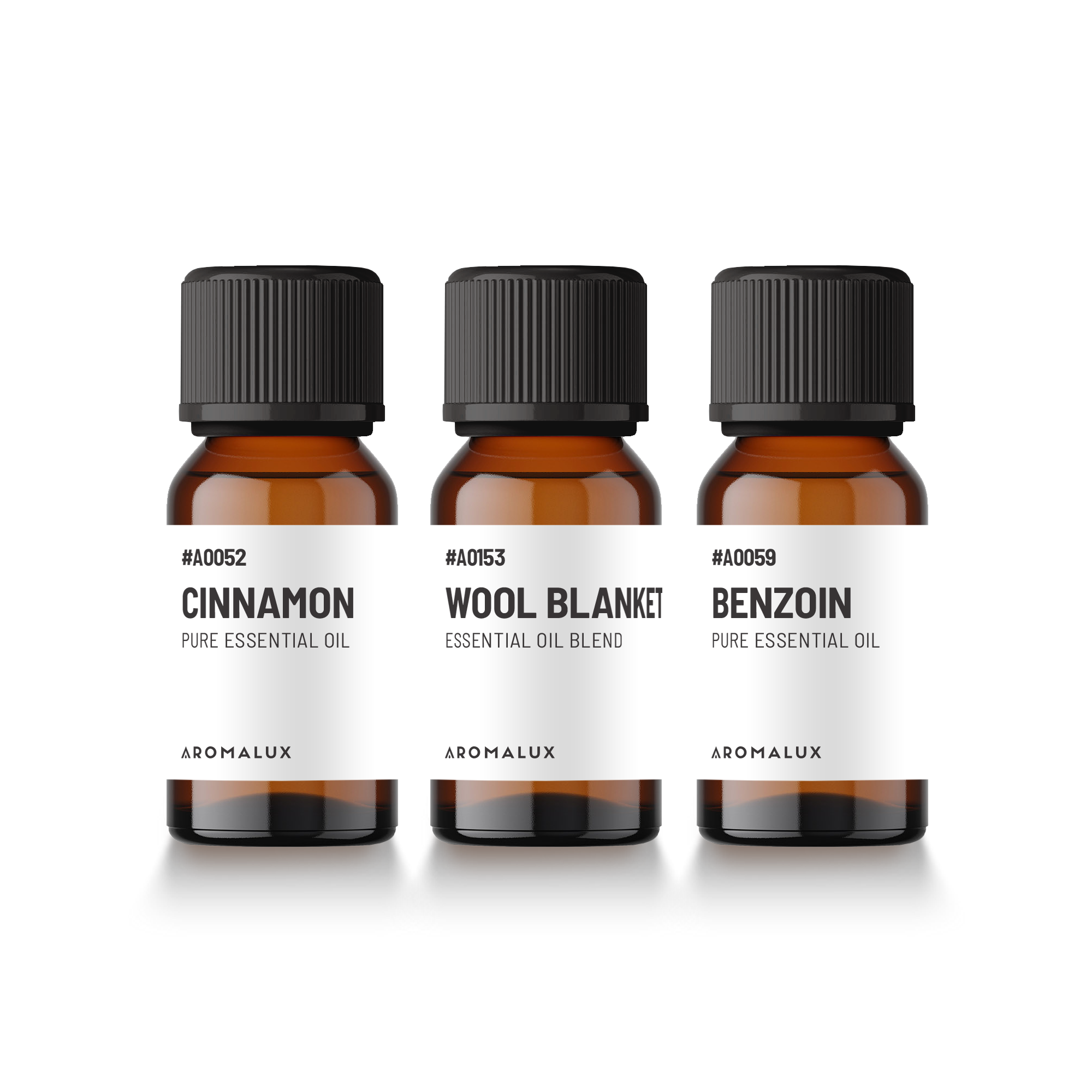 The Cocoon Glow Bundle of 3 essential oils for diffusers