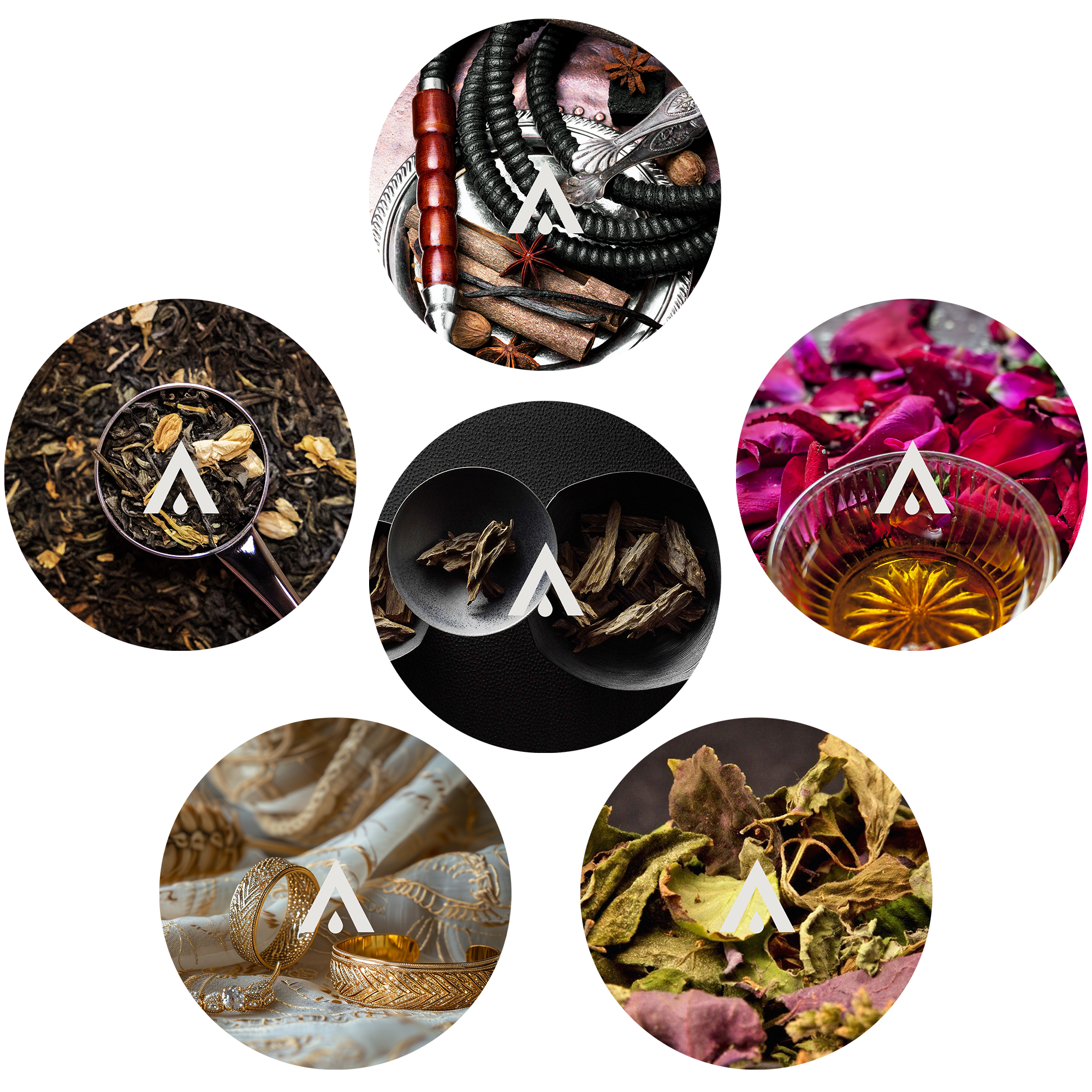 The Sultan Collection Discovery Kit fragrances included