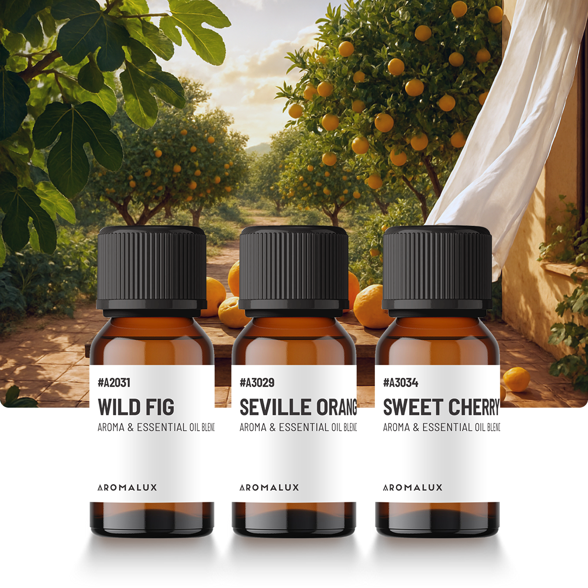 The Andalusian Grove Diffuser Oil Set