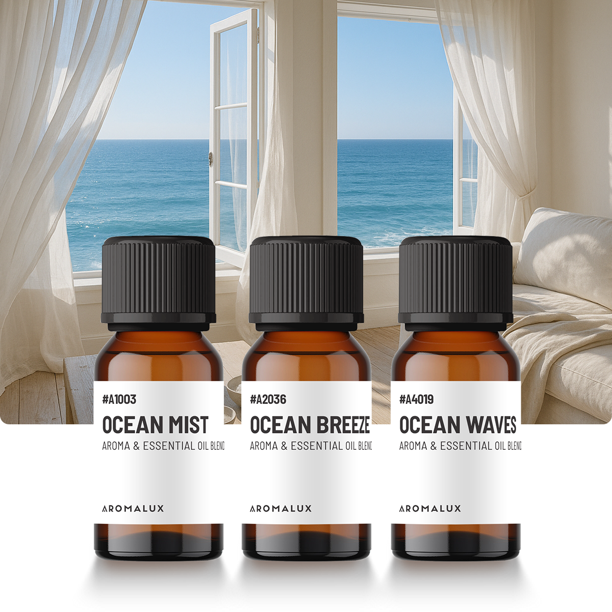 The Oceans Blue Diffuser Oil Set