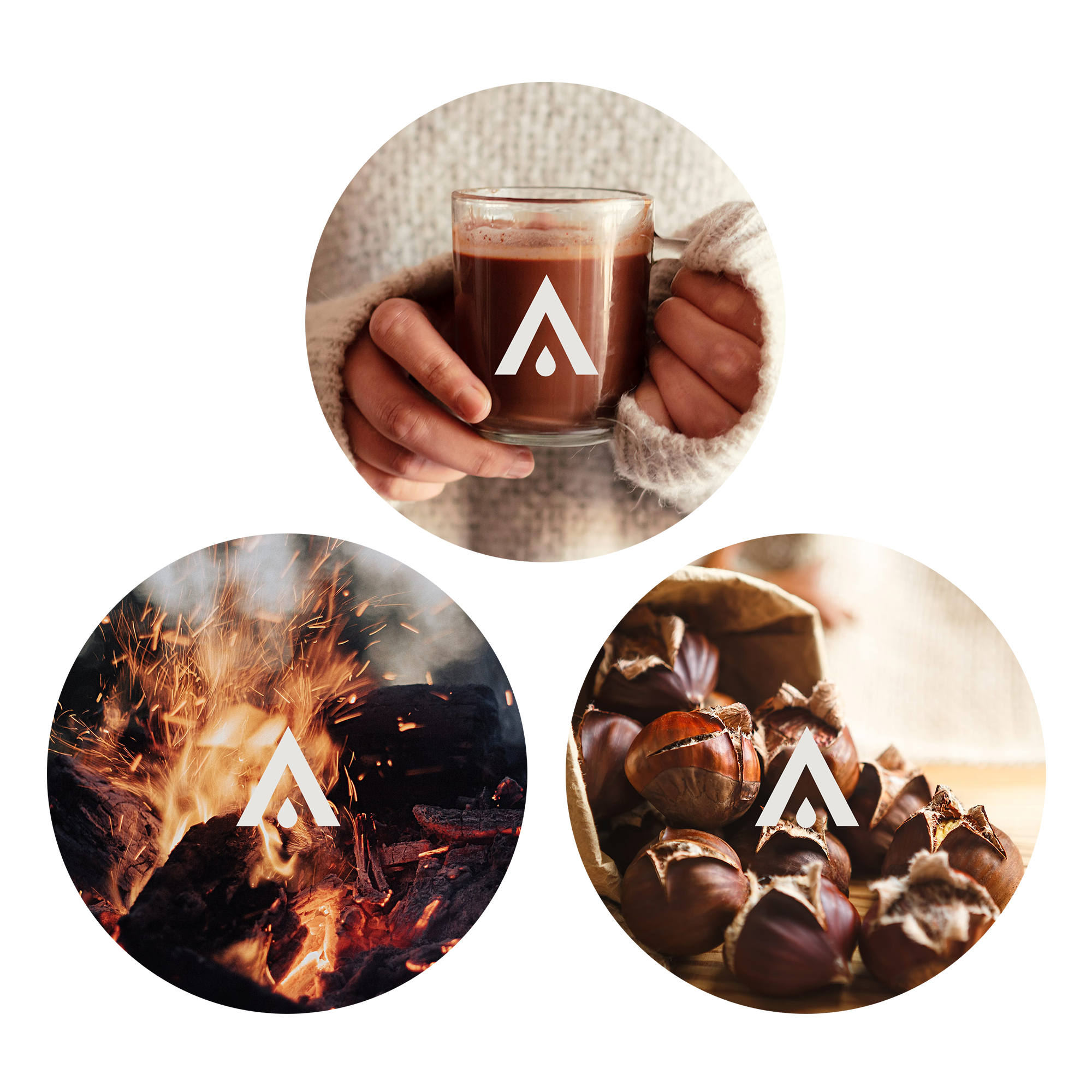 The Alpine Lodge Bundle of three winter thematic fragrances