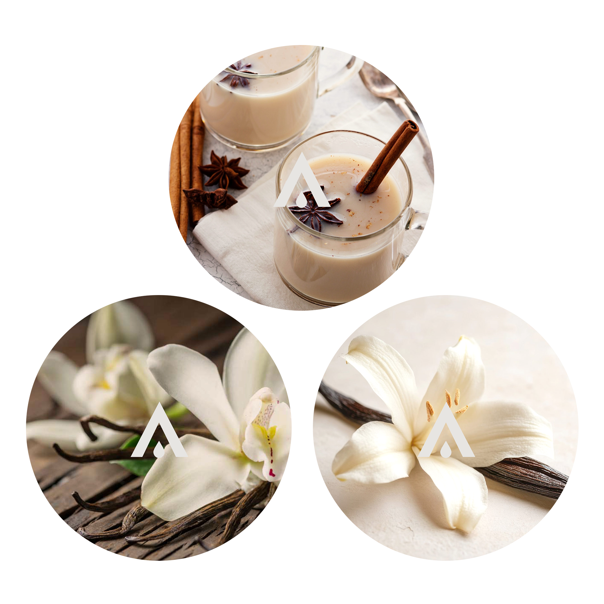 The Vanilla Supreme Set of 3 diffuser oils