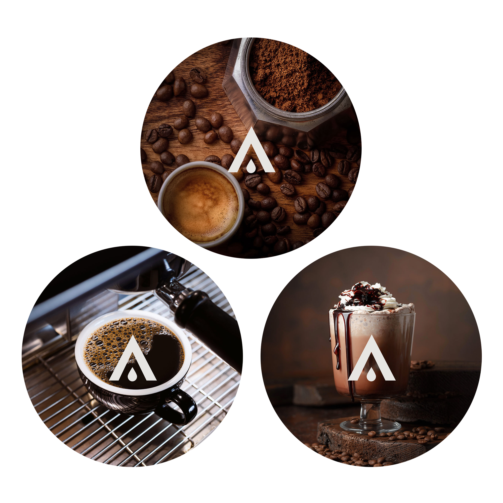 The Coffeehouse Diffuser Oil set of 3 coffee inspired scents