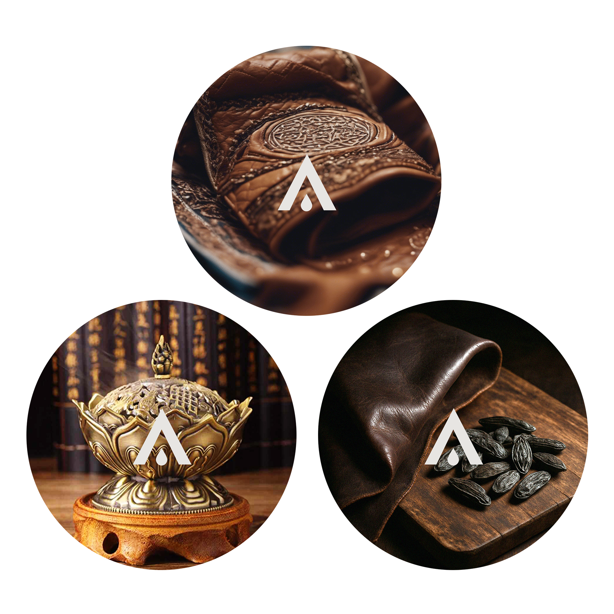 The Lost Archives Diffuser Oil set of 3 leather themed scents
